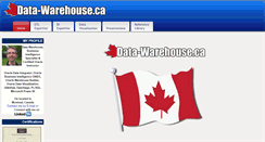 Desktop Screenshot of data-warehouse.ca